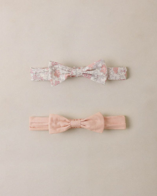 BABY BOW HEADBAND SET PETAL, PASTEL GARDEN - Persnickety Shop