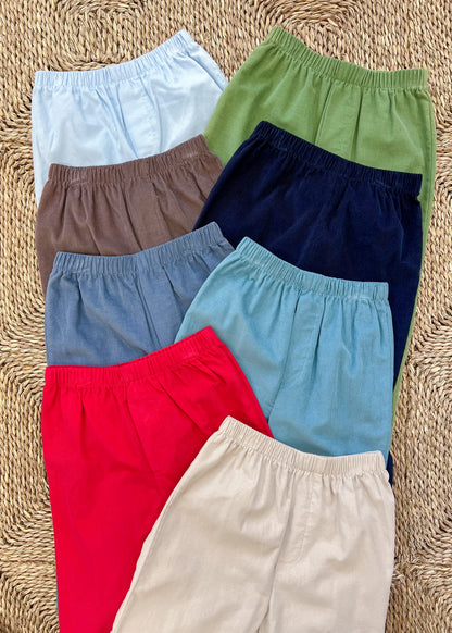 Little English Banded Pant - Watercress Corduroy