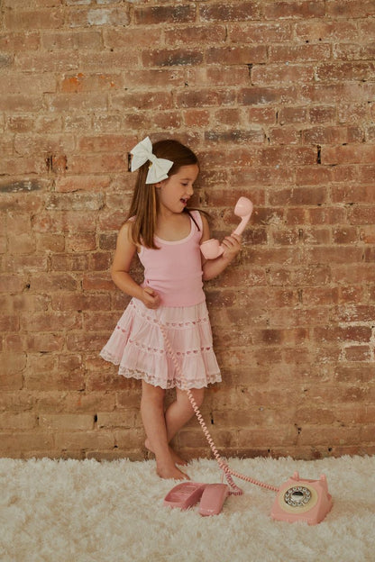 Sofia Pink Mini Skirt - Persnickety Shop