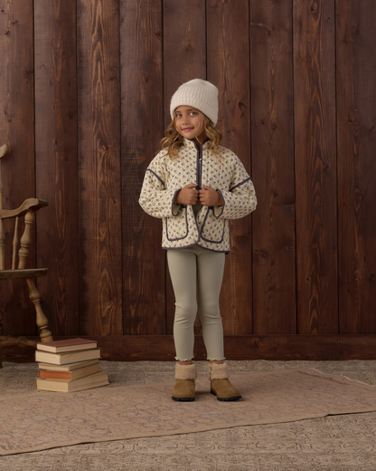 RYLEE + CRU QUILTED JACKET VINTAGE FLEUR
