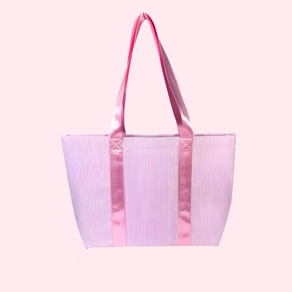 Oh! Mint Preppy Stripes Duffells, Bibs, and Totes - Persnickety Shop