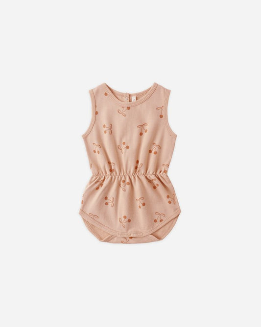CINCH PLAYSUIT CHERRY BOWS - Persnickety Shop