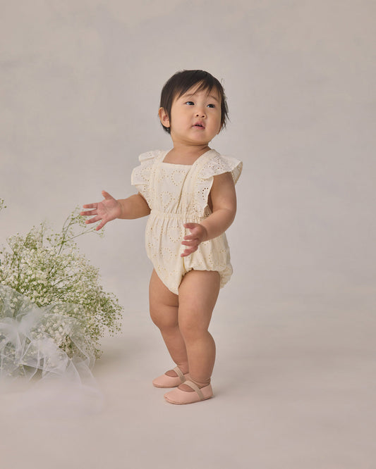 Noralee LUCY ROMPER IVORY - Persnickety Shop