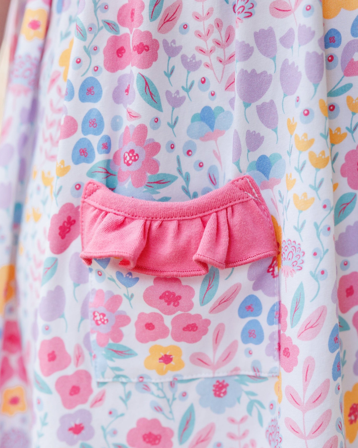 Jellybean Poppies and Petals Pocket Dres - Persnickety Shop