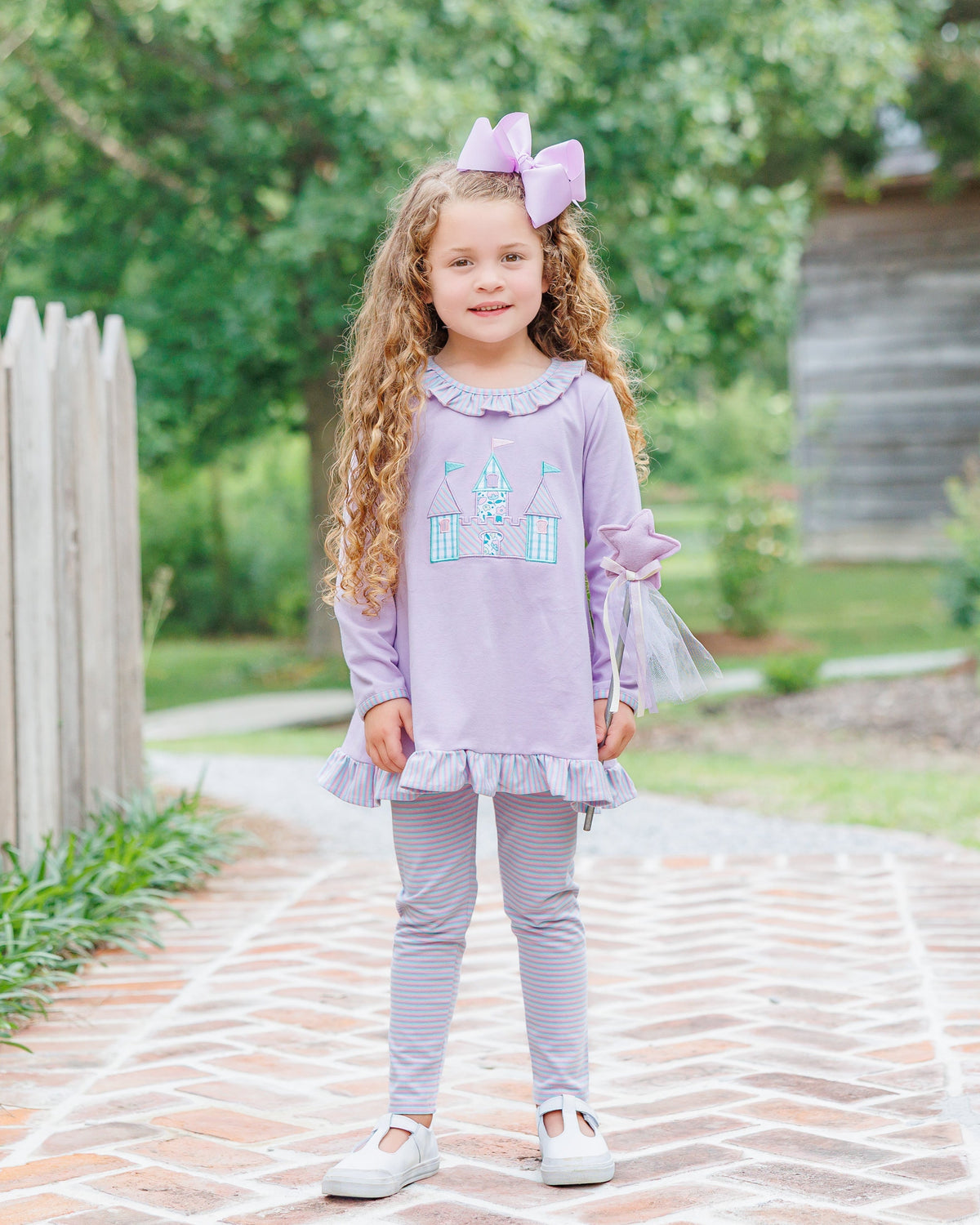Jellybean by Smock Candy Princess Palace Ruffle Pants Set