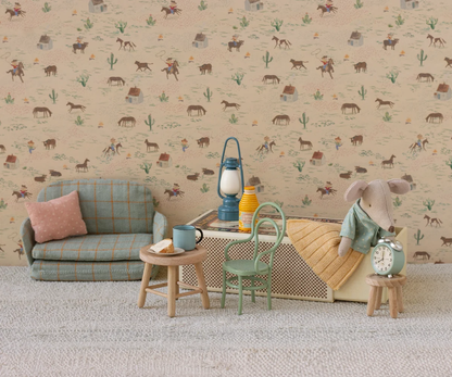 Maileg NEW Little brother mouse in matchbox BLUE POLKA DOT