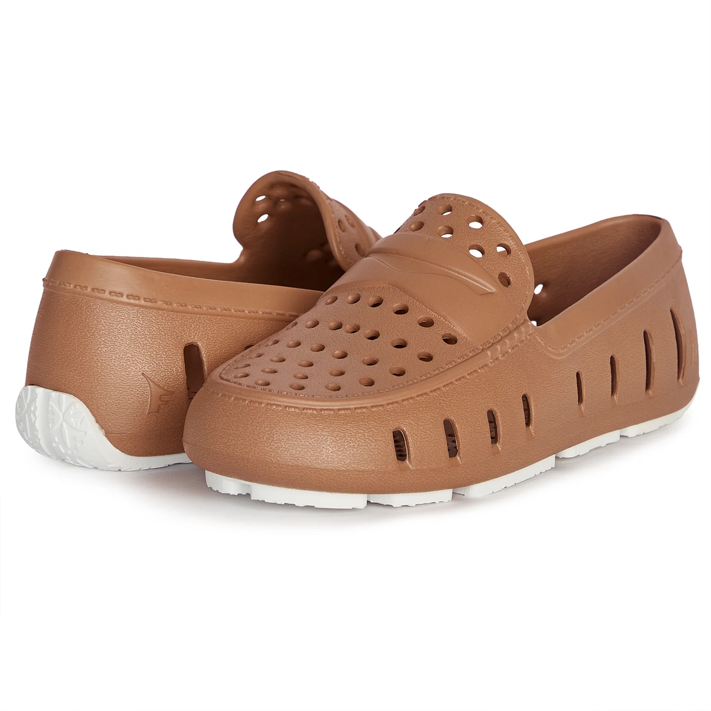 FLOAFERS PRODIGY DRIVER - KIDS- Tan/Bright White - Persnickety Shop