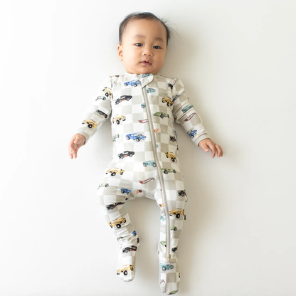 Kyte Baby Zippered Footie in Fast and Fierce - Persnickety Shop