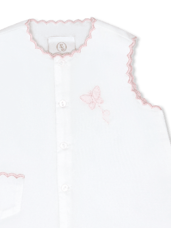 Lullaby Set-Maria Diaper Set Blessings White, Butterfly - Persnickety Shop