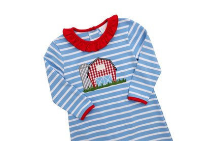 JellyBean by Smock Candy On The Farm Ruffle Romper