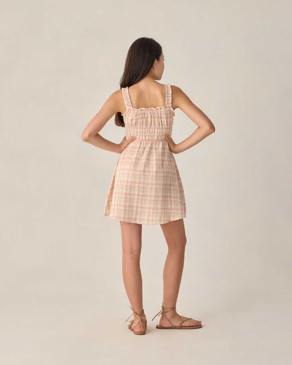 TEEN JANE MINI DRESS SUMMER PLAID - Persnickety Shop