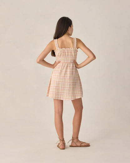 TEEN JANE MINI DRESS SUMMER PLAID - Persnickety Shop