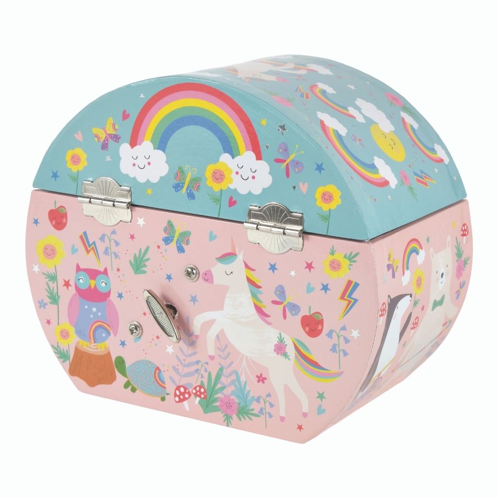Rainbow Fairy Oval Jewellery Box - Persnickety Shop