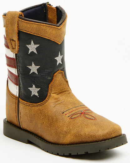 Smoky Mountain Boots- TODDLER STARS AND STRIPES WESTERN BOOTS - SQUARE TOE - Persnickety Shop