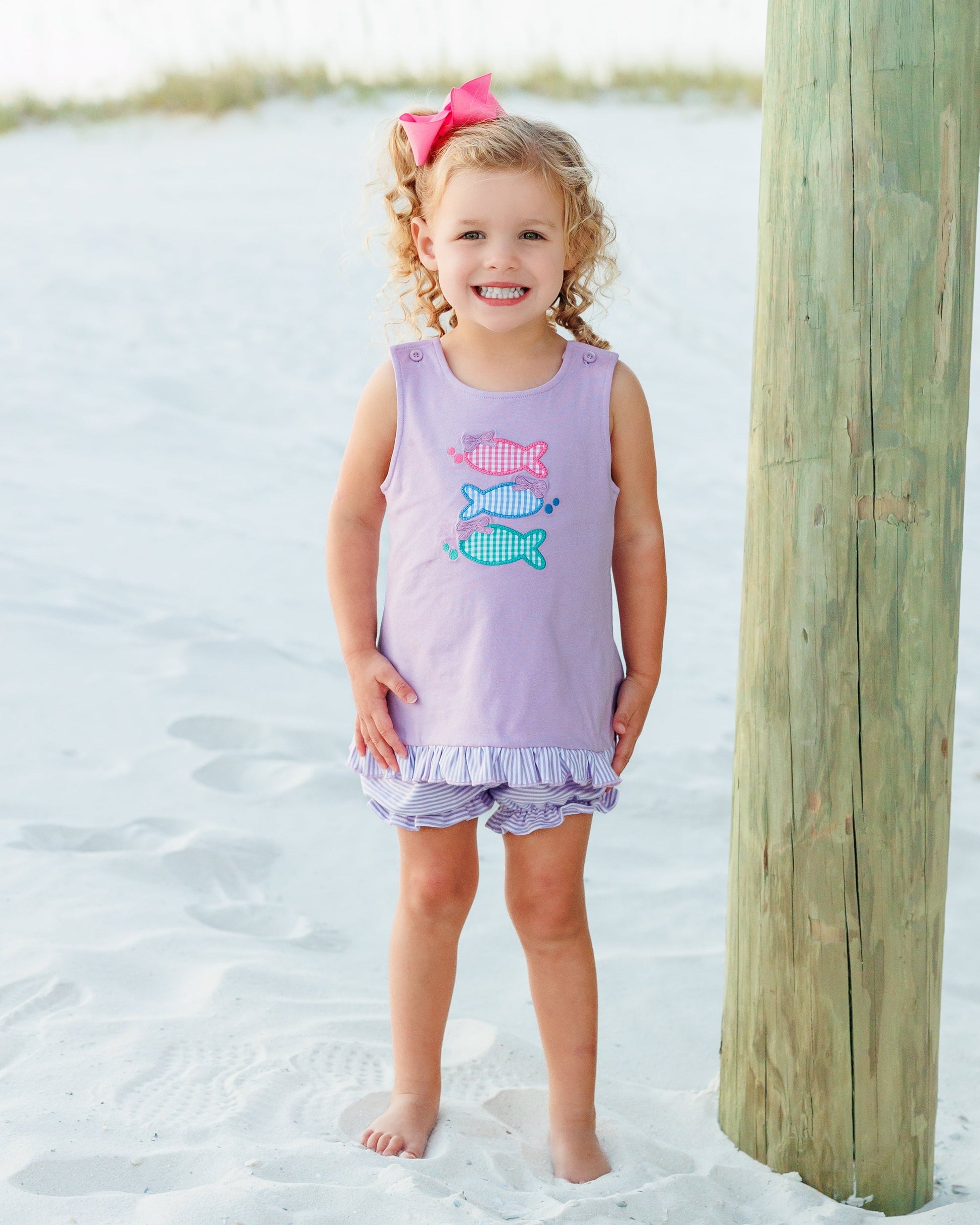 Jellybean One Fish Two Fish Swing Back Bloomer Set - Persnickety Shop