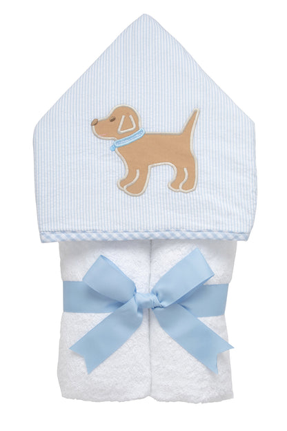 3 Marthas Puppy Everykid Towel, Blue - Persnickety Shop