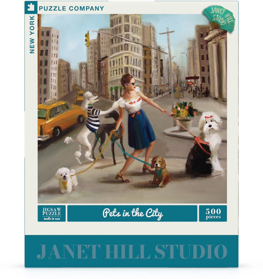 Pets in the City 500 PIECE JIGSAW PUZZLE