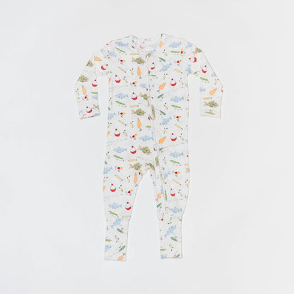 Saltwater Boys BABY ROMPER- GONE FISHING