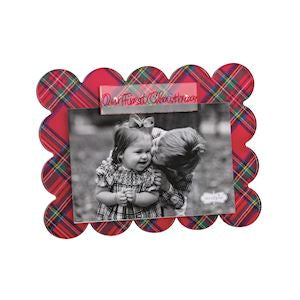 Christmas Scallop Tartan Frame - Persnickety Shop