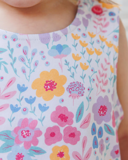 Jellybean Poppies and Petals Swing Back Bloomer Set - Persnickety Shop