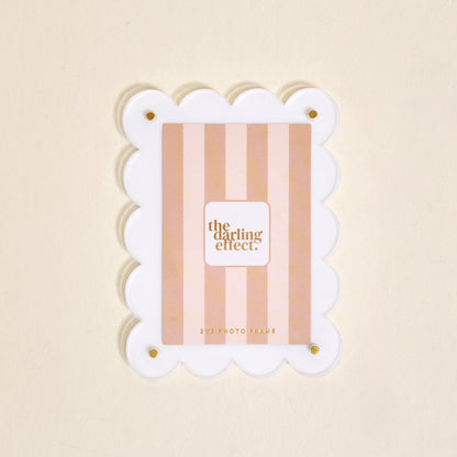 White Mini Acrylic Picture Frame Magnet - Persnickety Shop