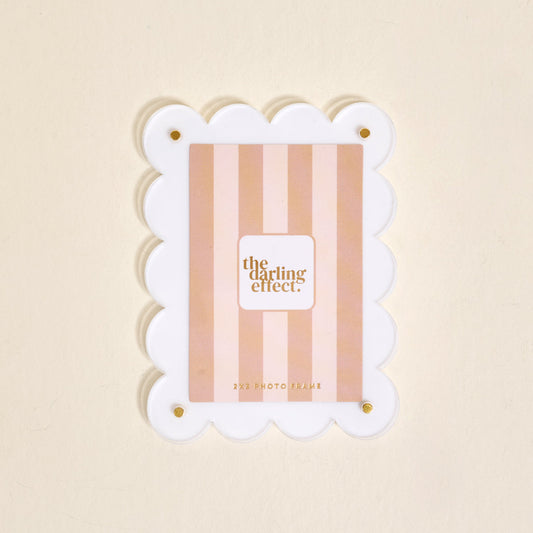 White Mini Acrylic Picture Frame Magnet - Persnickety Shop