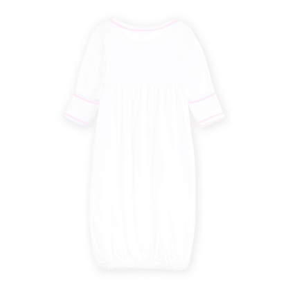 Leaping Bunnies Gathered Gown - Pink - Persnickety Shop