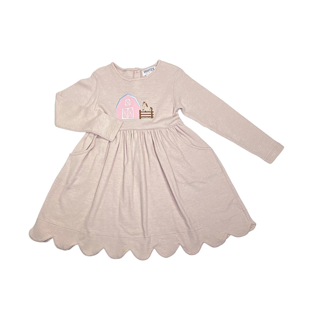 Ishtex FARM APPLIQUE DRESS