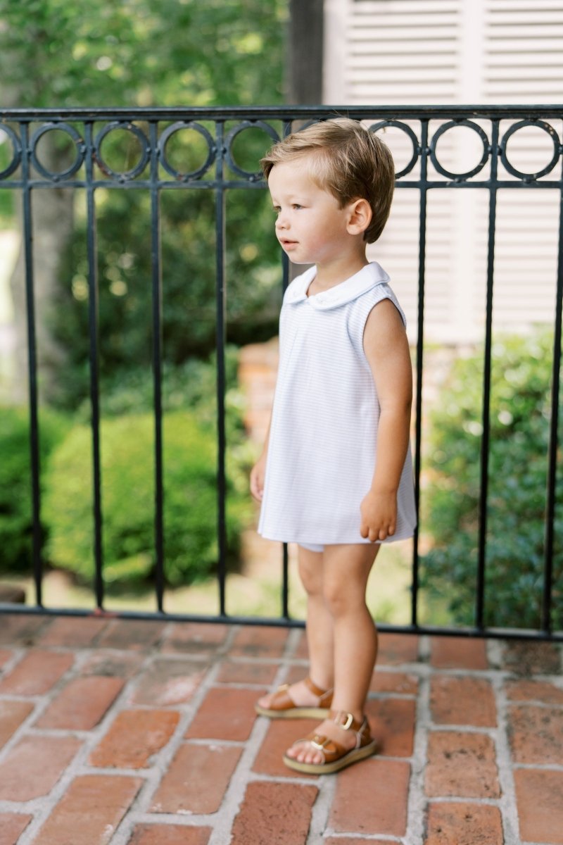 Lullaby Set - Collier Diaper Set Palmer Blue Pima, Caterpillar - Persnickety Shop