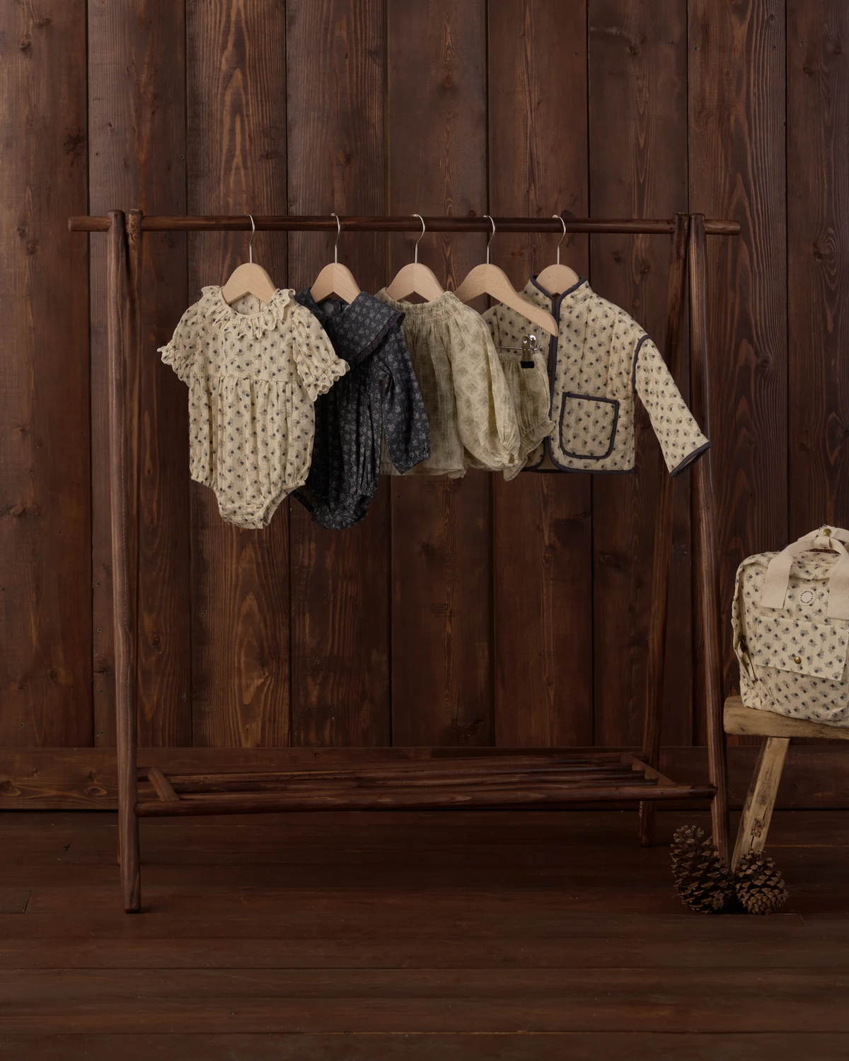 RYLEE + CRU QUILTED JACKET VINTAGE FLEUR