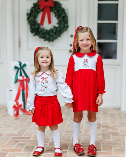 PRE-ORDER | O Christmas Tree Charlotte Dress by Jellybeans Smock Candy - Persnickety Shop