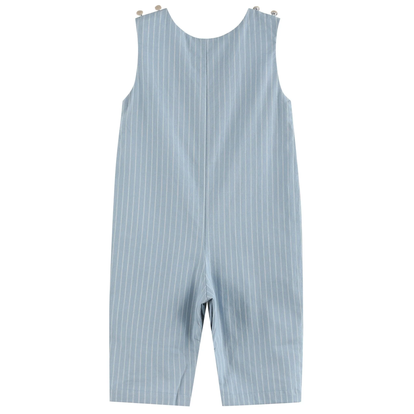 Light Blue Puppy Smocked Overalls - Persnickety Shop