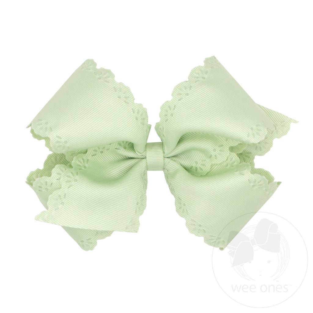 Wee Ones Medium Classic Grosgrain Hair Bow MANY COLORS - Persnickety Shop