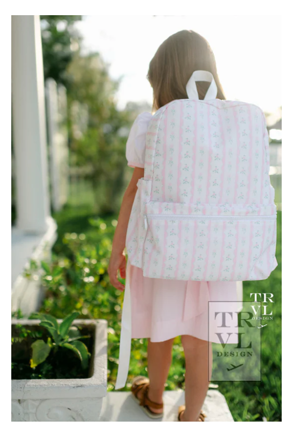 Backpacker, Ribbon Floral Pink TRVL DESIGN