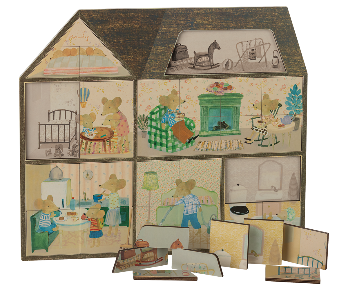 Maileg Mouse hole Farmhouse puzzle