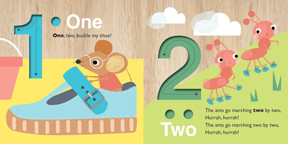Touch and Trace: 1, 2, 3 Count with Me (Board Book for Babies and Toddlers 0-2 years old) (Touch and Trace Nursery Rhymes)