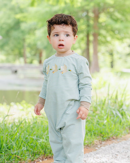 Jellybean by Smock Candy Mallard Flight Romper