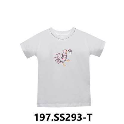 Gamecock w/ Flag  Black/Garnet T-Shirt