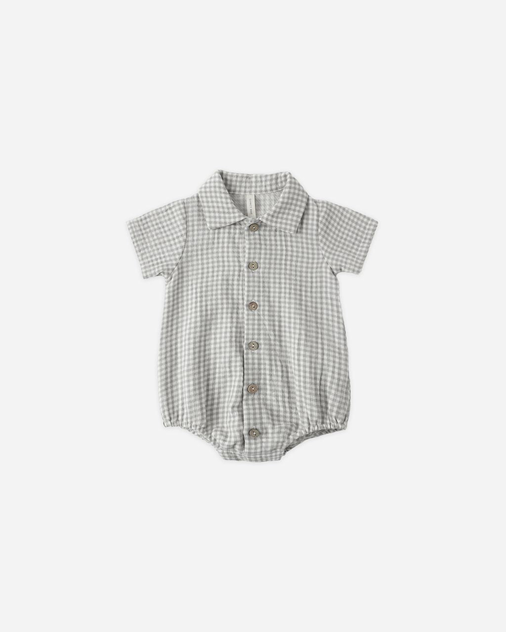 Matteo Romper || Sage Gingham - Persnickety Shop