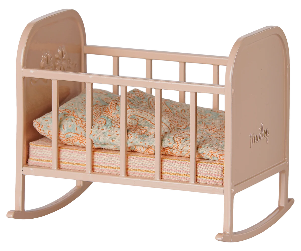 Maileg Cradle, My - Light rose
