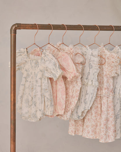 Noralee HAZEL ROMPER MIST ENGLISH ROSE - Persnickety Shop