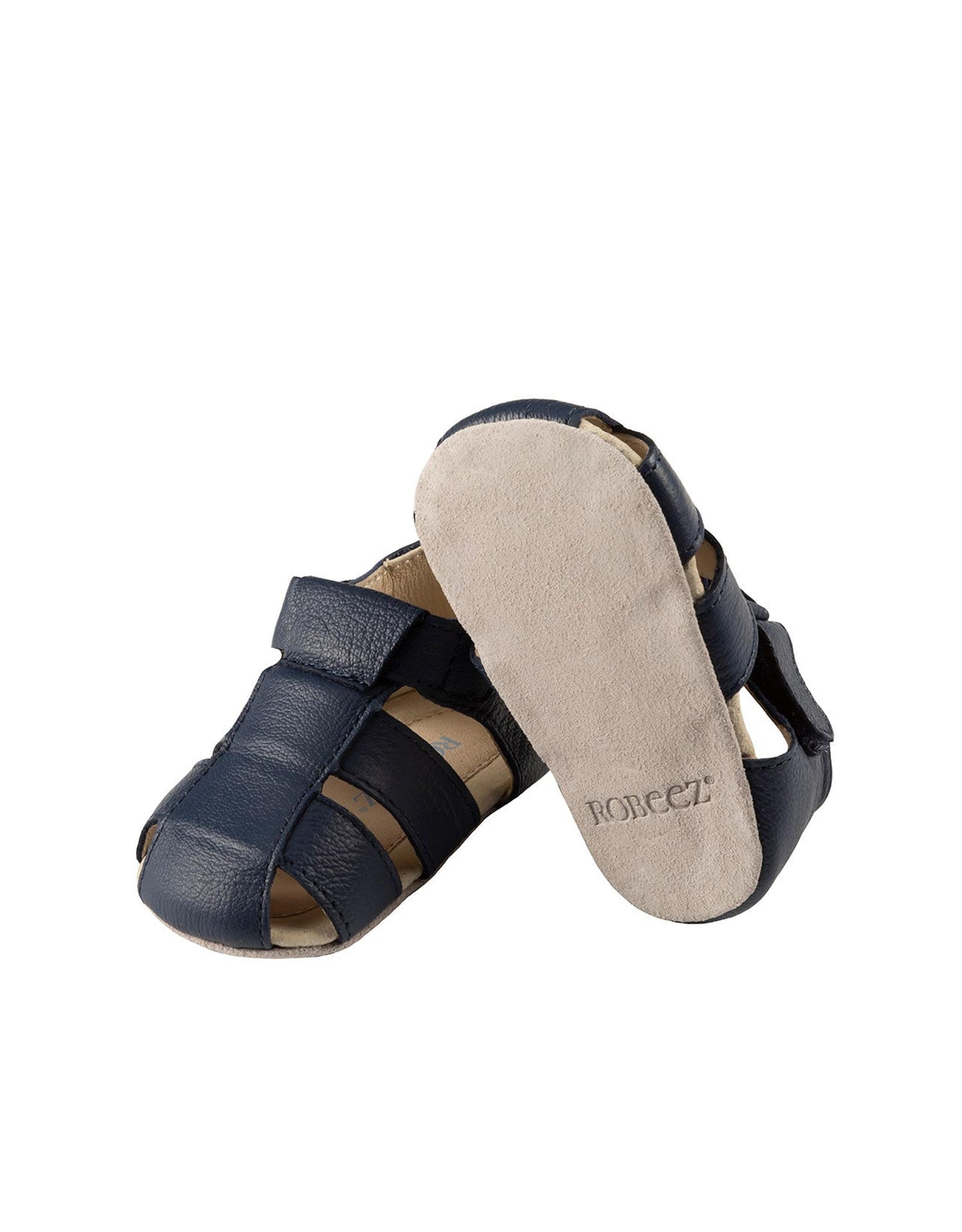 Robeez- Matthew First Kicks Navy - Persnickety Shop