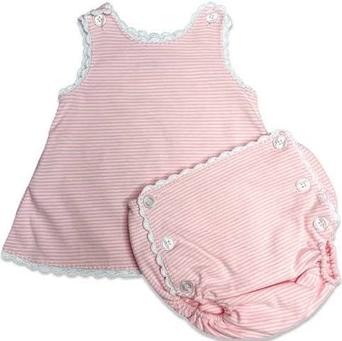 Percy and Tyne HEIRLOOM SUNSET Pink Stripe - Persnickety Shop