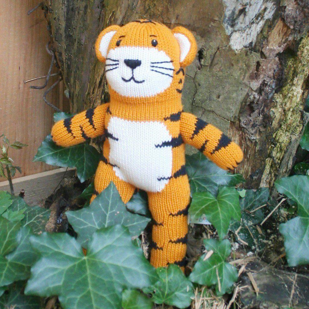 Zubels KAI THE TIGER KNIT DOLL 12"