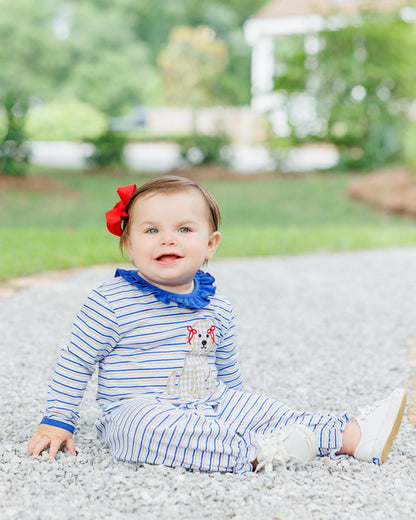 JellyBean by Smock Candy Doodle Days Ruffle Romper