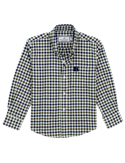 Properly Tied Boys Classic Flannel - Tahoe