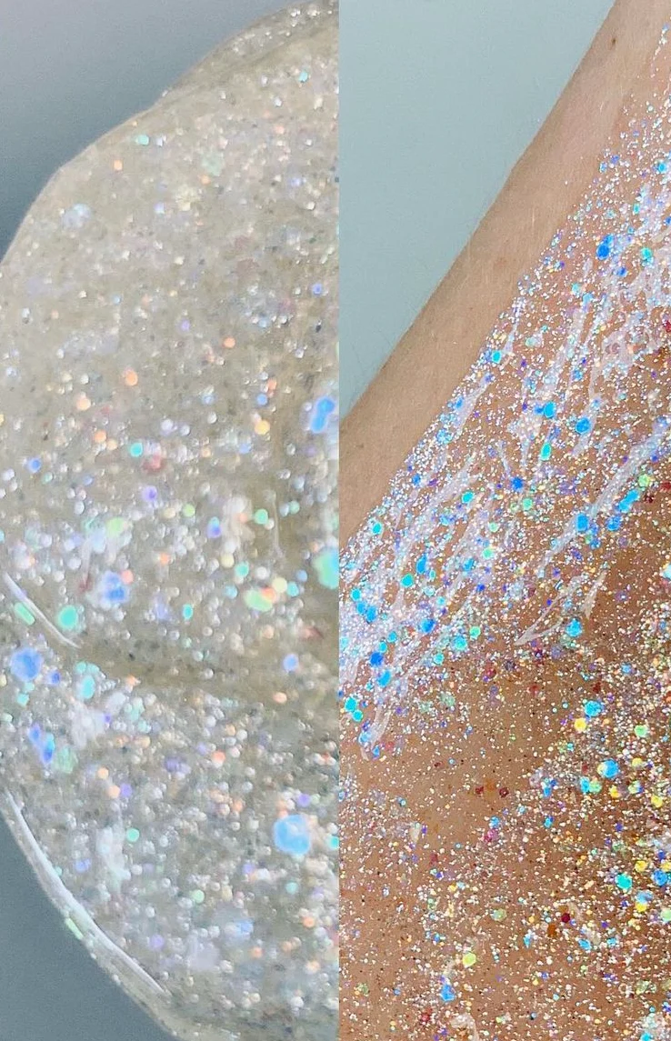 Birthday Everyday Party Cake Scented Holo-iridescent Glitter Body Gel 6 oz. - Persnickety Shop