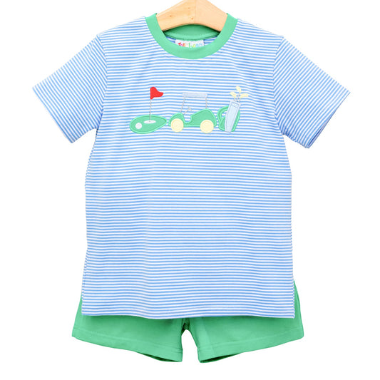 Gone Golfing Short Set  by Jellybean by Smock Candy - Persnickety Shop