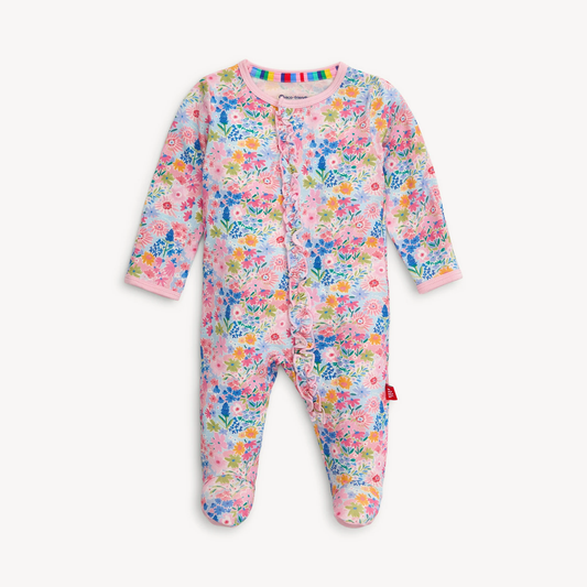 MAGNETIC ME Lily Modal Magnetic Parent Favorite Footie With Ruffle - Persnickety Shop