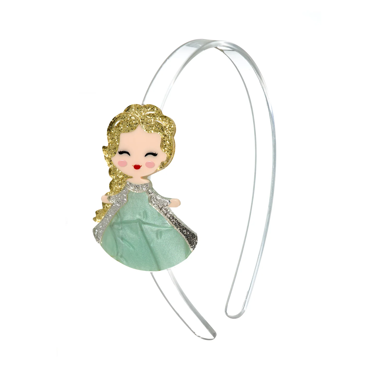 LILIES & ROSES Cute Doll Gold Hair Headband